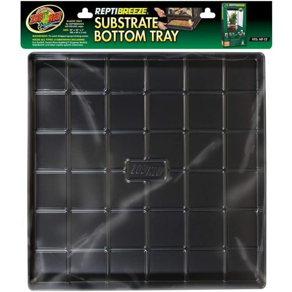 image 1 of ZooMed ReptiBreeze Substrate Bottom Tray Multi