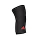 image 8 of Adidas Knee Support Breathable Knee Sleeve, Size L, Black | Multi | Black with red Adidas logo