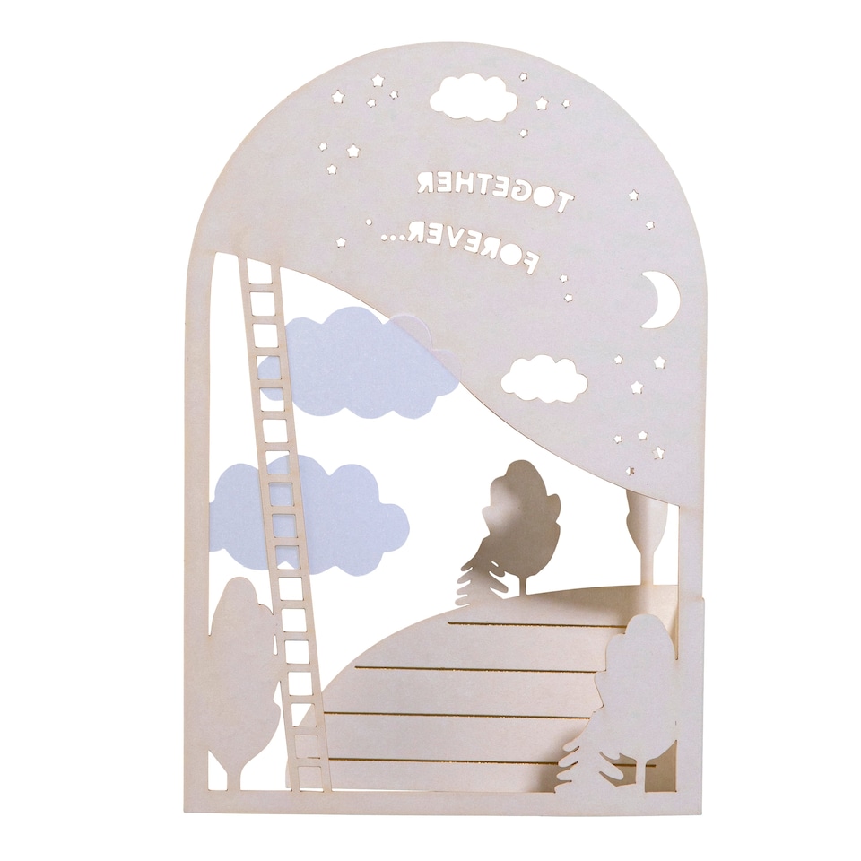 Paper Fable Hallmark Hall And Co Premium 'Together Forever' Card -3D - Paper Fables ...