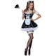 image 1 of Fever Womens/Ladies Flirty French Maid Costume - Black/White - M M