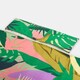 image 6 of OHS Print Beach Towel with Bag Quick Dry Absorbent Travel Spa | Orange | Green Palm | One size
