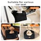 image 5 of Skylos Dog Booster Car Seat Safe Puppy Travel Carrier Bed Bag Basket Pet | Black | Black