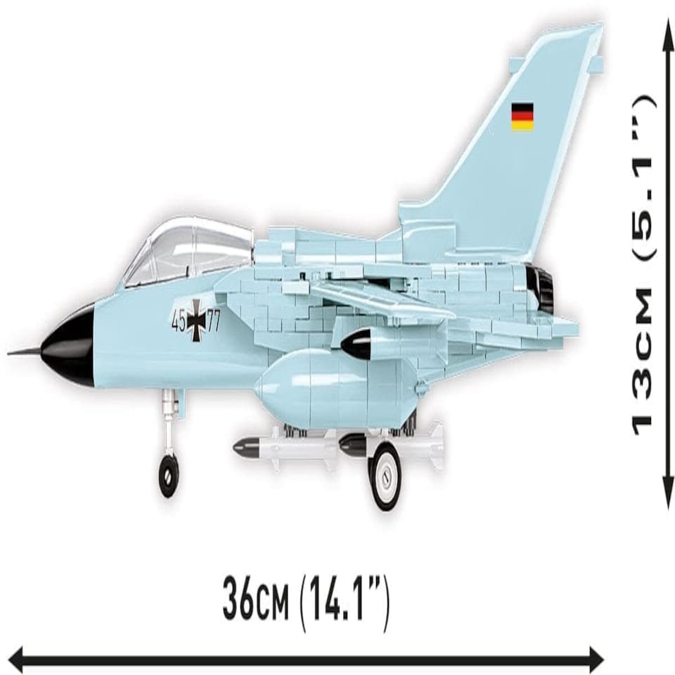 image 1 of Panavia Tornado IDS German brick plane model - COBI 5853 - 493 bricks