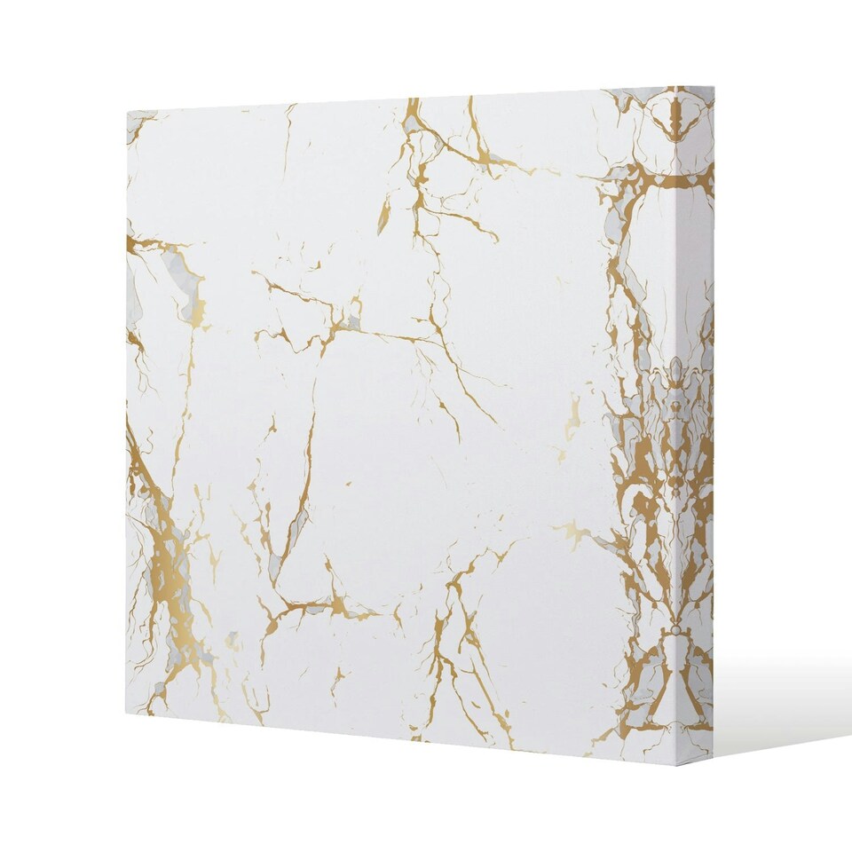 image 1 of Golden Marble (Canvas Print) 101 x 101 x 4cm