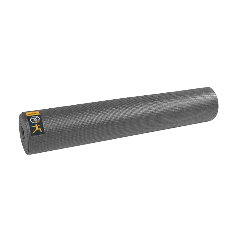 image 1 of Fitness Mad Warrior II Plus Yoga Mat - Graphite - One Size