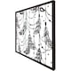 image 3 of Hand drawn bohemian chic style (Picutre Frame) White | XS