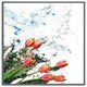 image 3 of Flowers on marble (Picture Frame) Brown | S