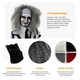 image 2 of Striped Ghost Costume Black | XL