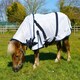 image 1 of Rhinegold Mini Fly Rug with Detachable Neck Cover White | Colour: White
Size: 3ft 6