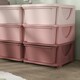 image 9 of HOMCOM Kids Storage Units with Drawers 3 Tier Chest Dresser Tower Pink | 113 x 37 x 56.5 cm