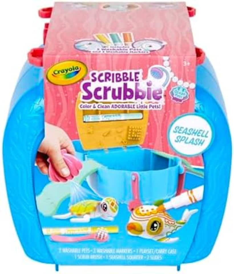 image 1 of Crayola Scribble Scrubbie Ocean Pets Playset
