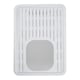 image 3 of Living and Home Enclosed Folding Cat Litter Box with Scoop, White