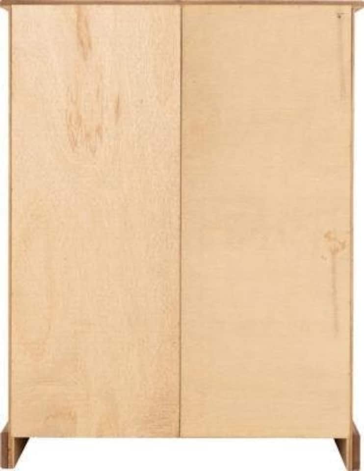 image 1 of Corona 1 Door 4 Drawer Low Wardrobe Brown