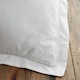 image 5 of Bianca Oxford Lace Trim 200 Thread Count Cotton Duvet Cover Set White White | King