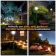 image 10 of Outsunny Solar Torch Lights Outdoor Garden with 6 LED Auto On/Off 6-8 Hours