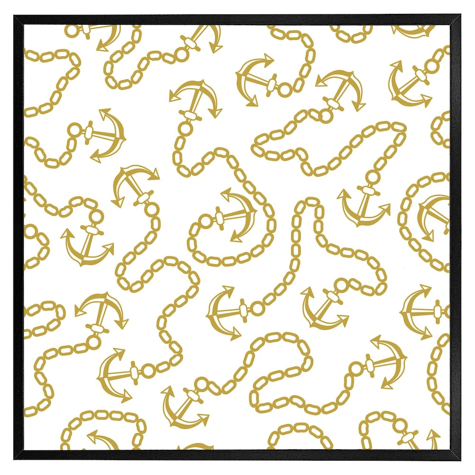 image 1 of Anchor & chains (Picture Frame) Grey | XS