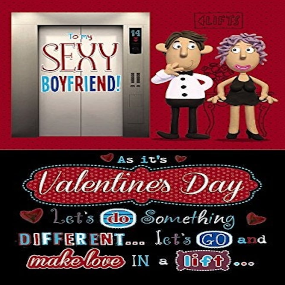 image 1 of Let's Do Something Different Cheeky & Naughty Boyfriend Valentine's Day Card