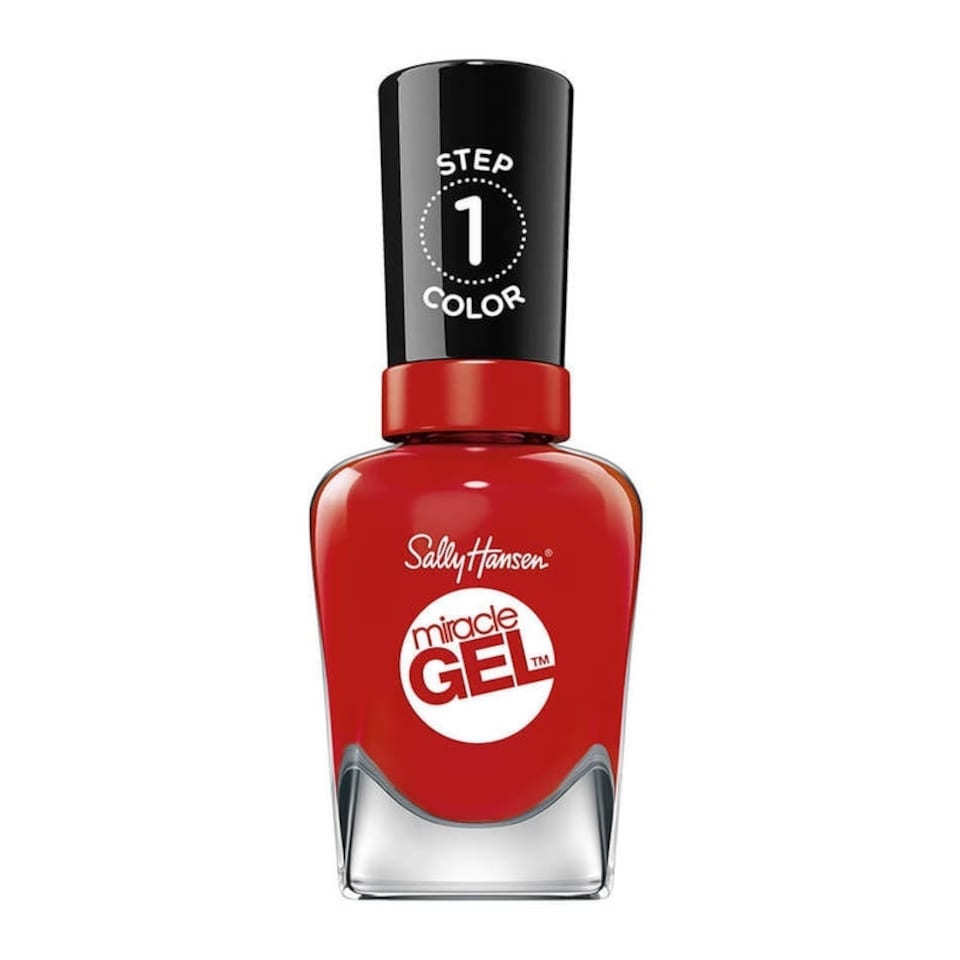 image 1 of Sally Hansen Miracle Gel Nail Polish 402 Red Between The Lines N/A
