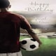image 2 of Special Times Happy Birthday Card with Man Holding Football