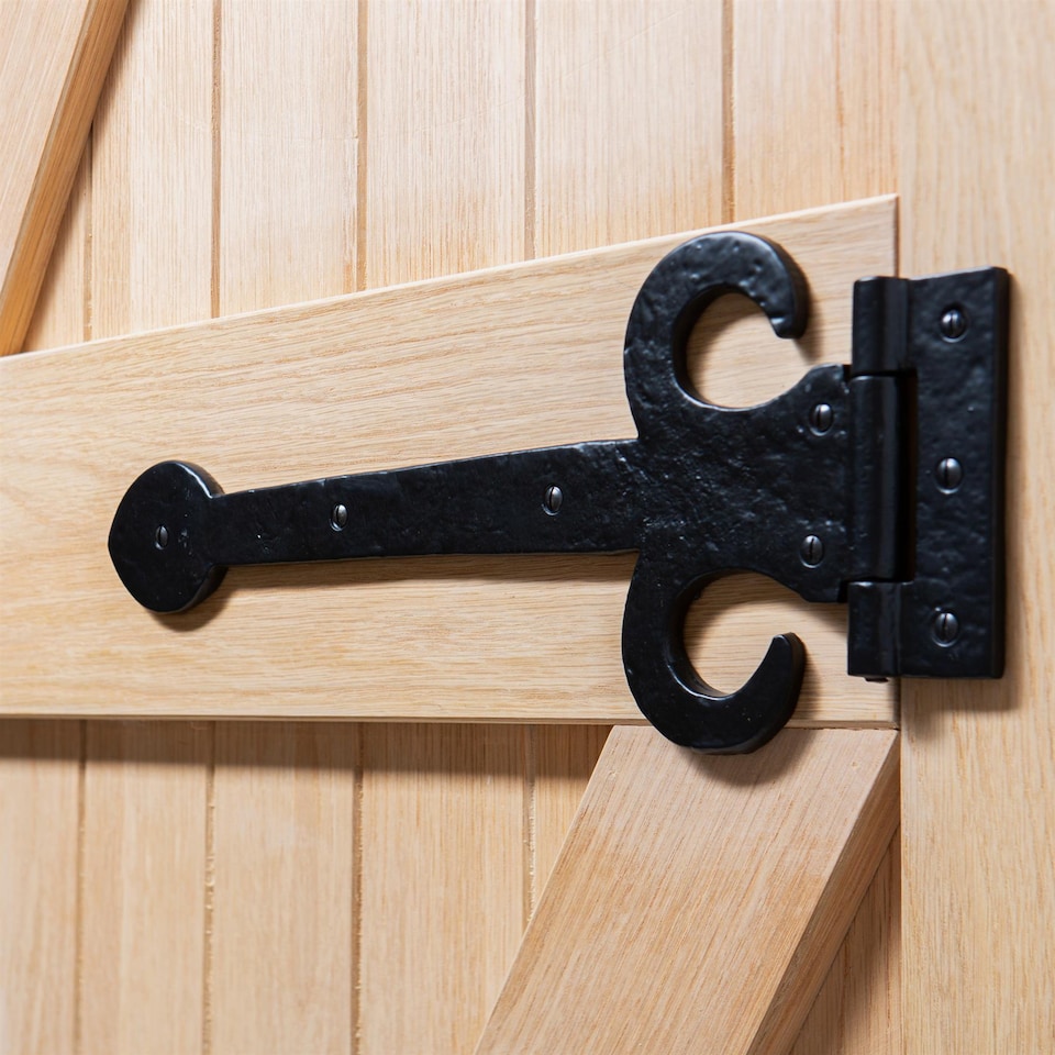 image 1 of Hammer & Tongs Arrowhead T-Hinge - W400mm - Black | Black | Black