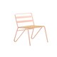 image 2 of Interiors by Premier Pink Metal Chair, Comfy Pink Metal Outdoor Chair, Effortless Cleaning Metal Chair