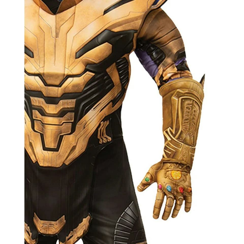 image 1 of Avengers Endgame Mens Deluxe Thanos Costume - Gold/Black/Purple - Standard One Size