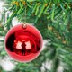 image 4 of 100mm/3Pcs Christmas Baubles Shatterproof Dark Red,Tree Decorations