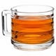 image 10 of 250ml Mugs Modern Clear Glass Tea Coffee Cups Hot Drinks Latte Glasses Set of 6