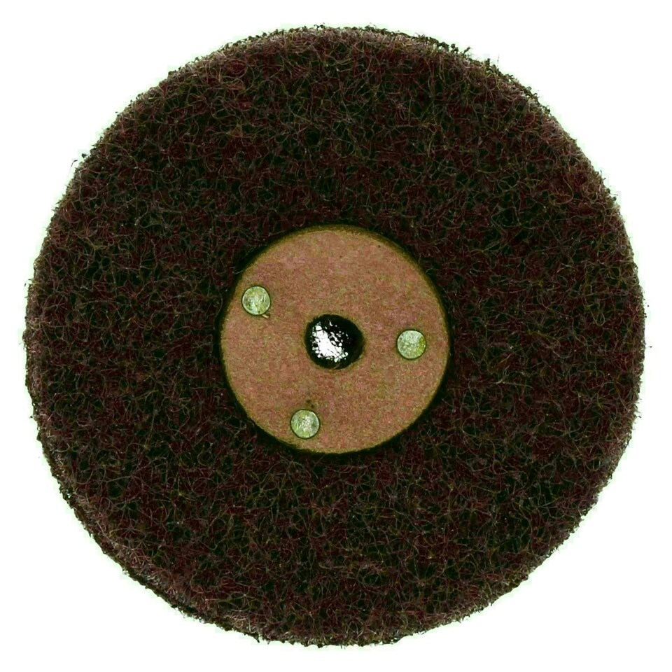 image 1 of Medium Abrasive Scotch Mop Rust Paint Removal Remover Polishing 4" x 4 Row
