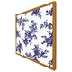 image 4 of Roses print on polka dots (Picture Frame) Black | XL