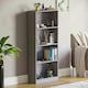 image 2 of Vida Designs Cambridge 4 Tier Large Bookcase Display Storage, Grey