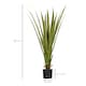 image 7 of HOMCOM Potted Artificial Plants Agave Succulent for Home Decor, 90cm