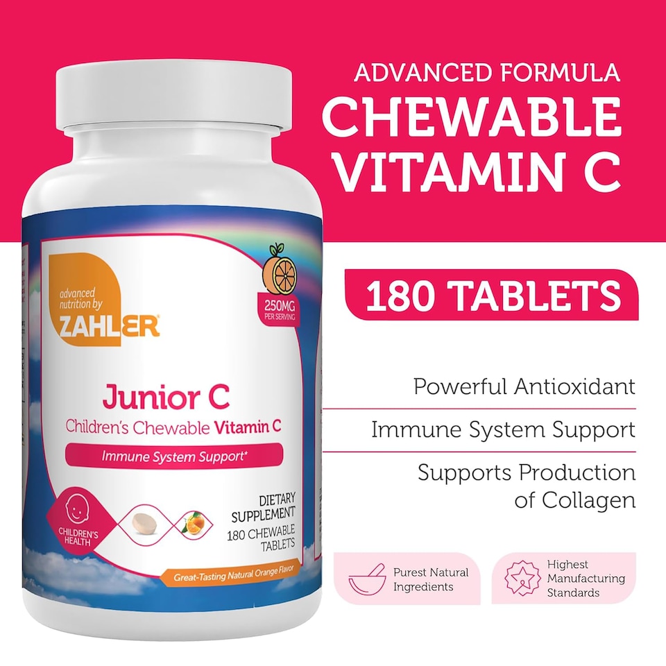 image 1 of Junior C, Antioxidant and Immune Booster, 180c