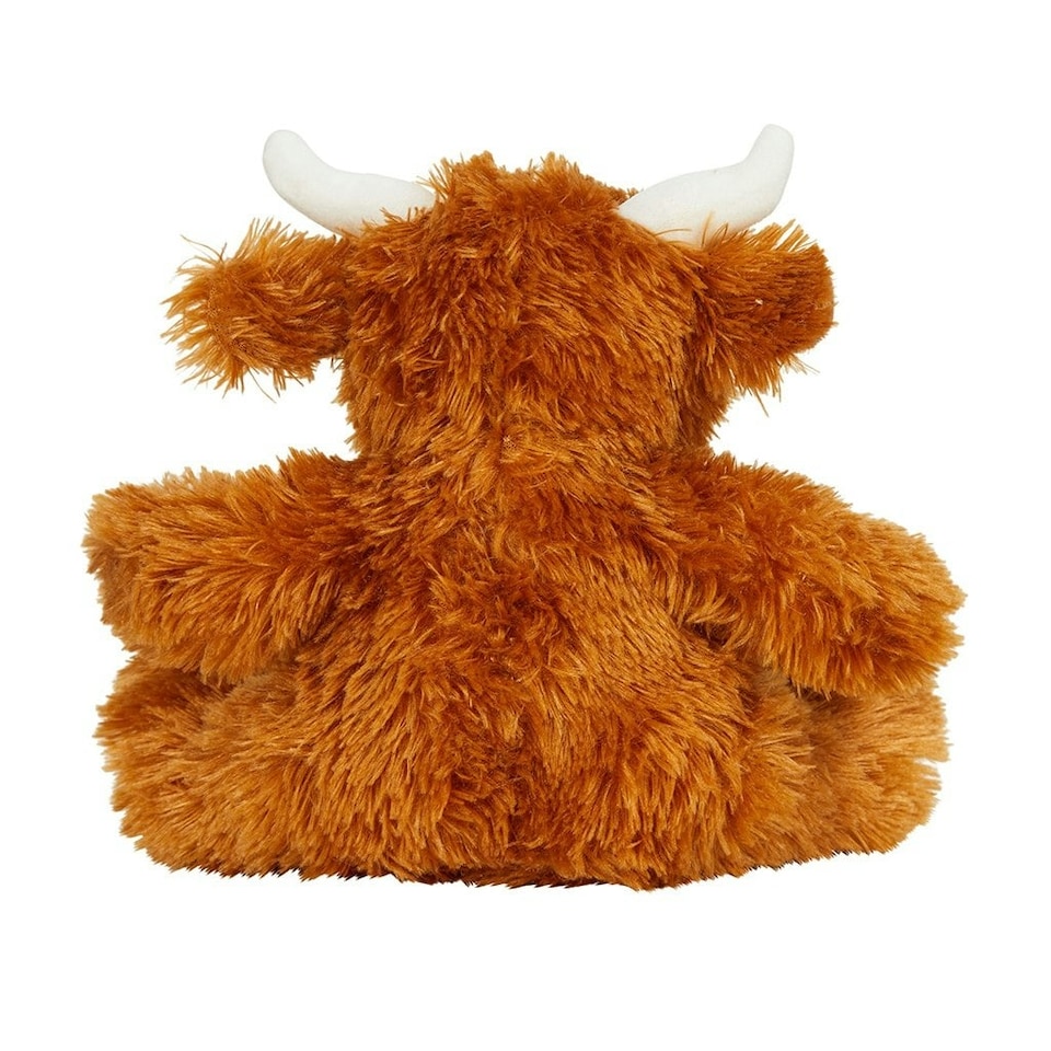 image 1 of Mumbles Highland Cow Teddy Bear - Brown - One Size