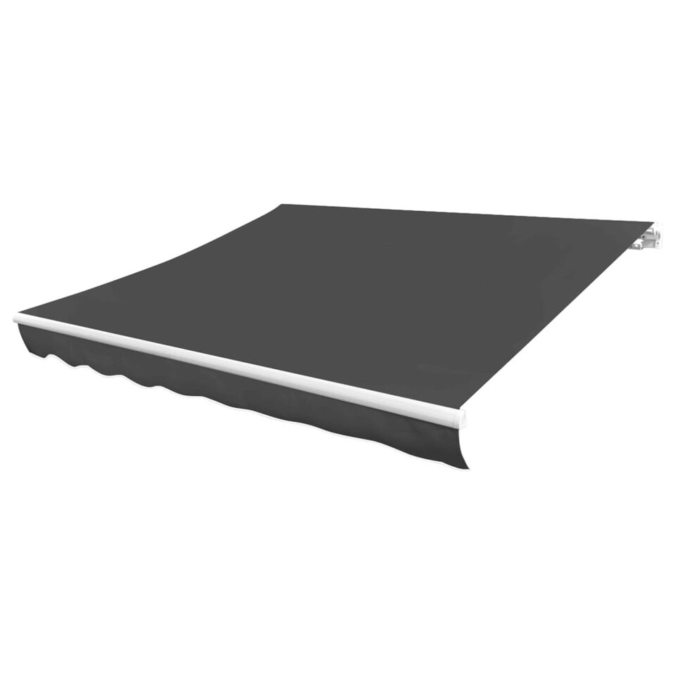 Awning Top Sunshade Canvas Anthracite 300x250 cm Tesco Groceries