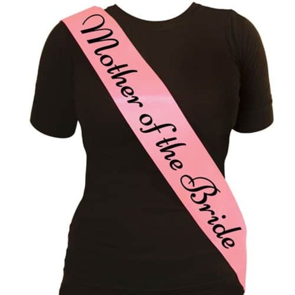 Mother Of The Bride Sash
