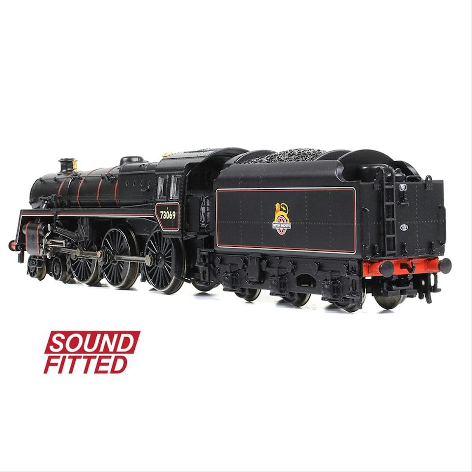 image 1 of Graham Farish 5MT w/BR1C Tender 73069 BR Lined Early Black (DCC-Sound)
