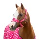 image 2 of Supreme Products Dotty Fleece Horse Head Collar & Lead Rope - Paradise Pink - Pony