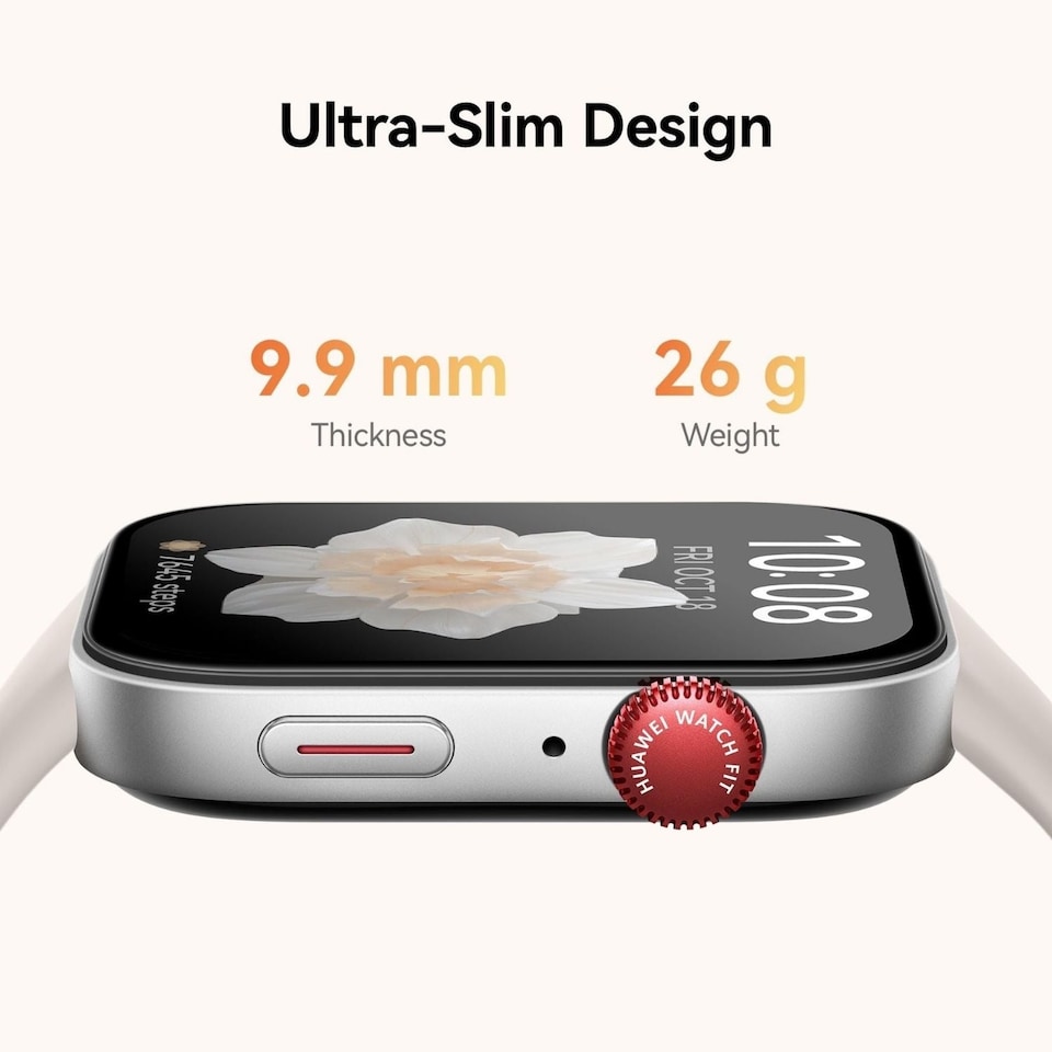image 1 of HUAWEI WATCH FIT 3 Bluetooth AMOLED Grey Health Fitness Tracker