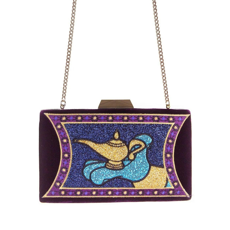 Danielle Nicole Official Disney Aladdin Magic Lamp Clutch Bag - Multicoloured - One Size | Multi