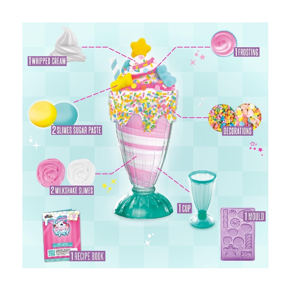 image 1 of Canal Toys So Slime Sensations Sugary Crush Milkshake
