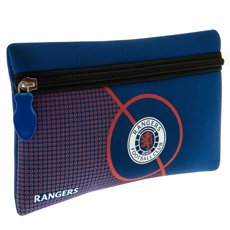 image 1 of Rangers FC Crest Pencil Case - Blue/White - One Size