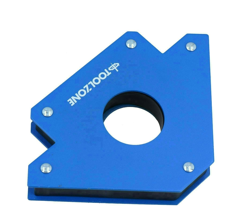 image 1 of 75lb Large Welding Welder Magnet Magnetic Holder Support 45 90 135 Angle 4pc