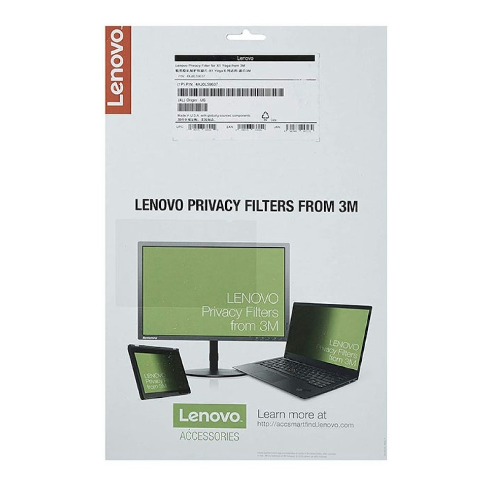 image 1 of Lenovo Original Privacy Filter for 14" X1 Yoga Laptop