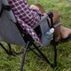 image 4 of Coleman Forester Sling Chair with Drinks Holder - Black N/A