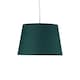 image 3 of Set of 2 Dark Green 23cm Tapered Cylinder Pendant or Lamp Shades Green