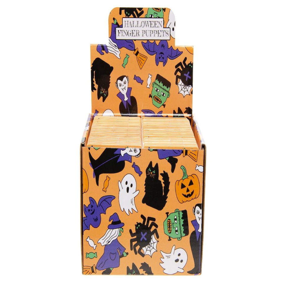 image 1 of Pack of 12 Halloween Finger Puppet Toys