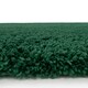 image 2 of KUKOON Dark Green Deep Pile Shaggy Living Room Area Rug 60cm x 110cm
