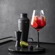 image 9 of Villeroy & Boch Manufacture Rock Noire Set of 4 Red Wine Goblets