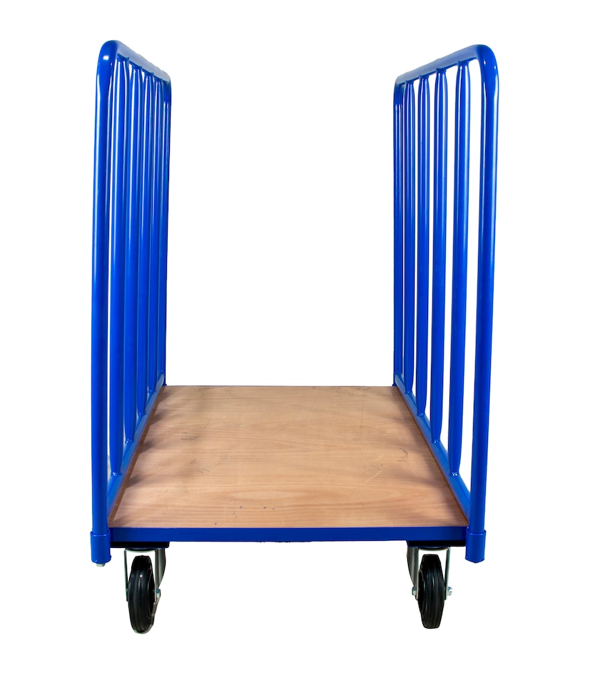 image 1 of Workhorse Large Long Goods Truck with Tubular Sides - 500kg Capacity | Blue